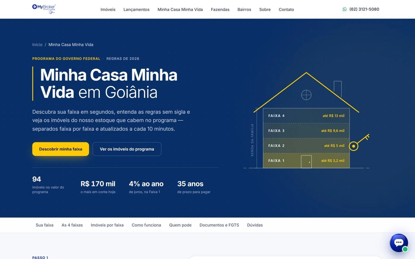 My Broker Office — Minha Casa Minha Vida housing program page